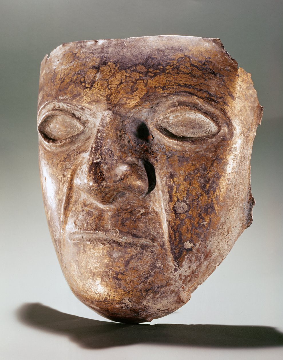Inka maske (kobber) av Incan
