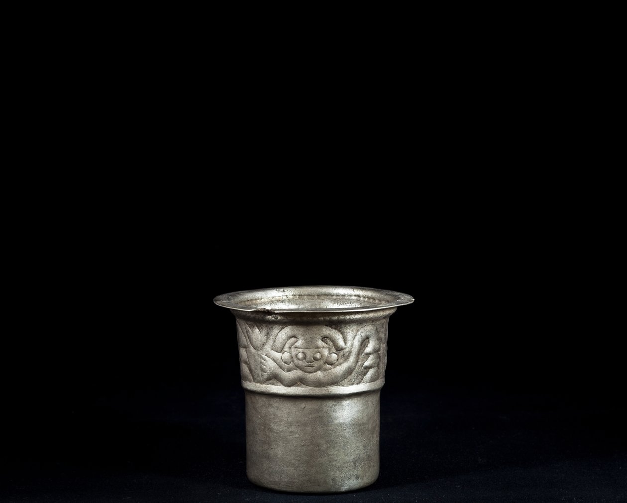 Seremonielt begerglass / Peru, Chimu-Inca-kulturer (terrakotta) av Incan Incan