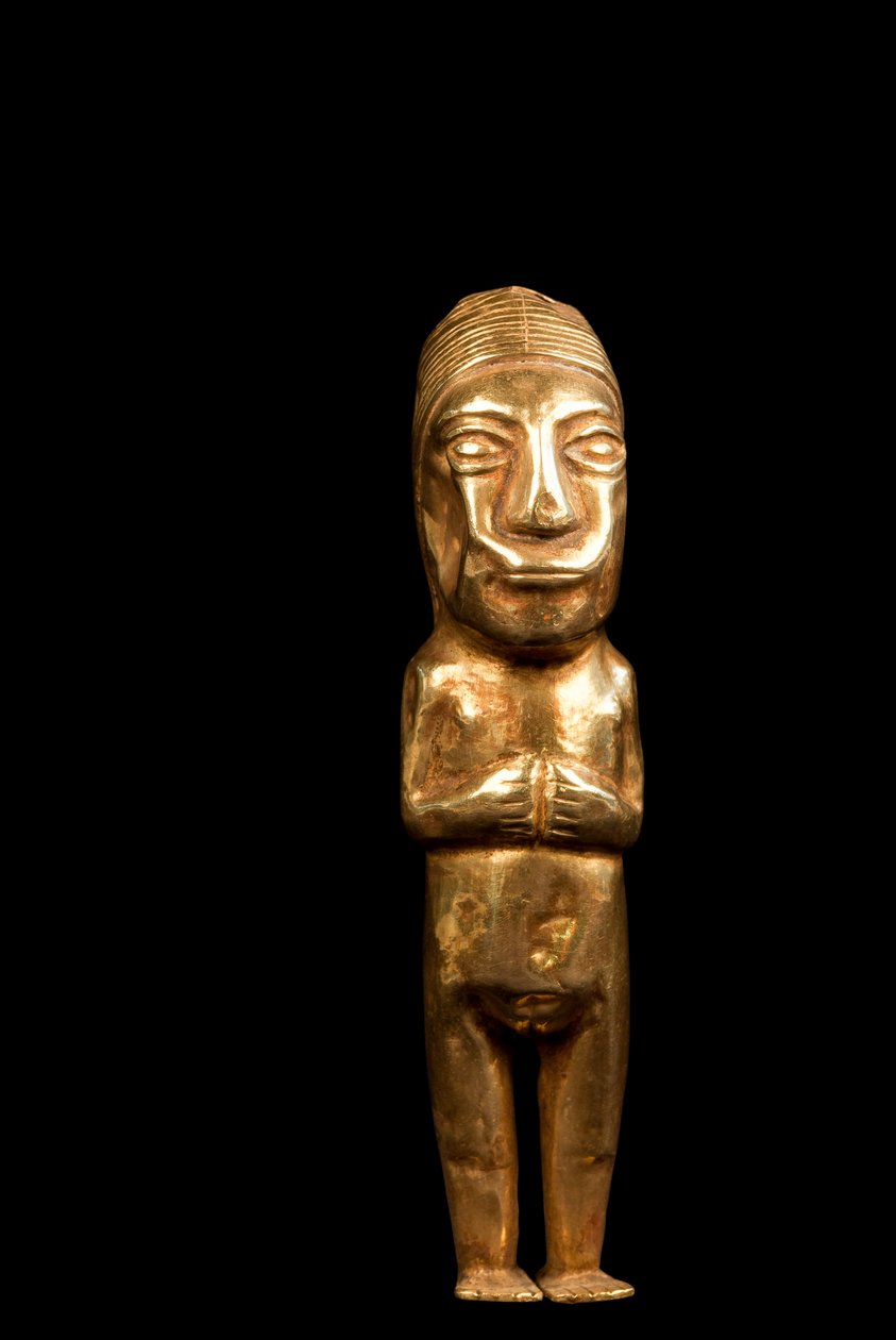 Nakenfigur / Inkakunst (metall) av Incan Incan