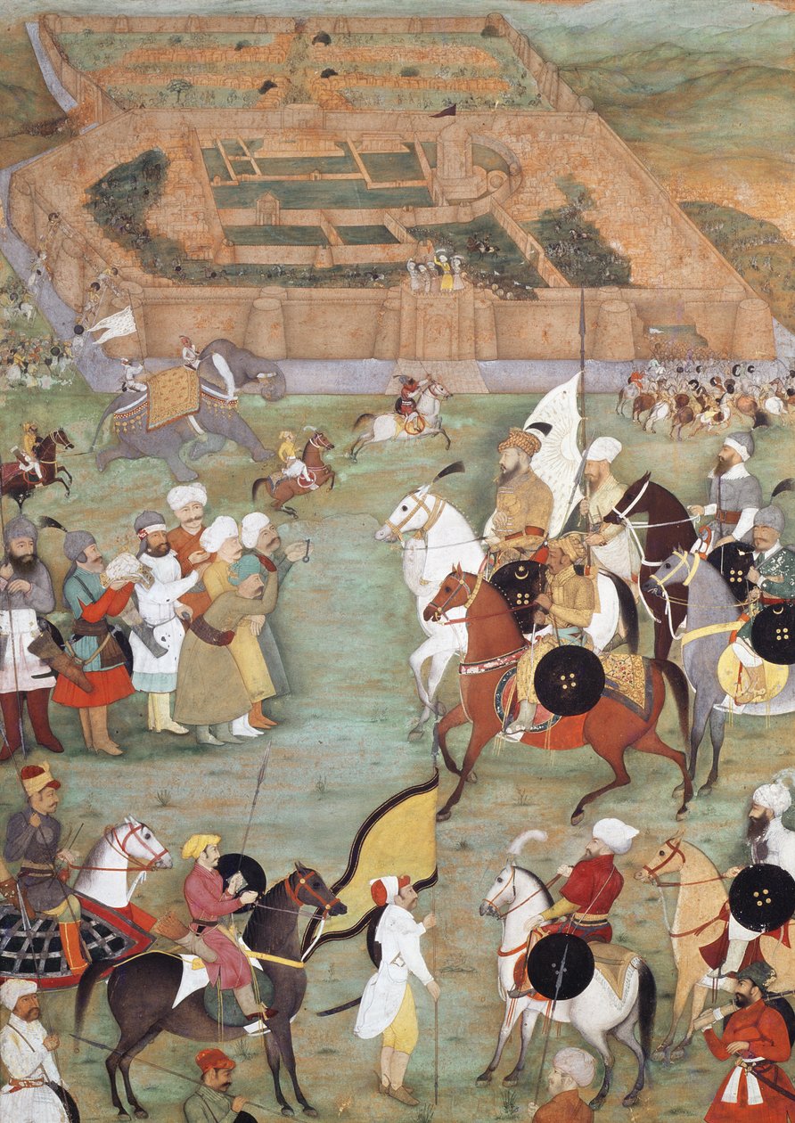 Overgivelse av Kandahar til Said Khan, ca. 1640 av Indian School