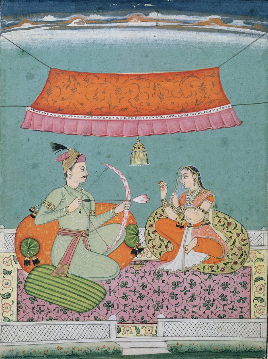 The Lotus Arrow, Bilaspur, ca. 1750 av Indian School