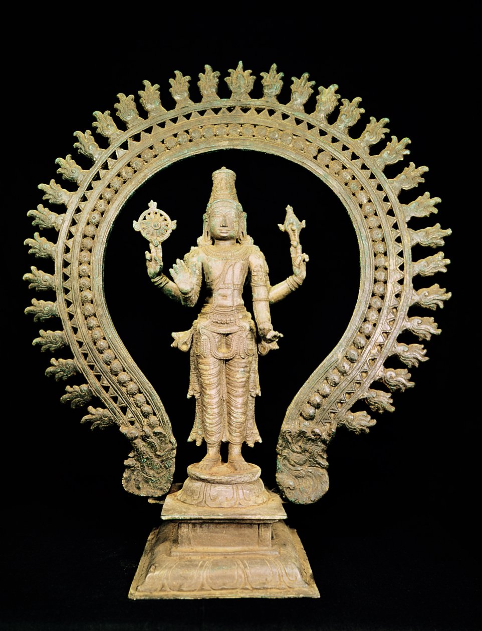 Vishnu, Late Chola (bronse) av Indian School