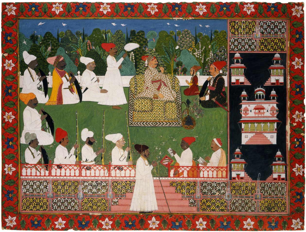 Ajit Singh 16781724, Maharajaen i Jodhpur, midten av 1700-tallet. av Indian Art