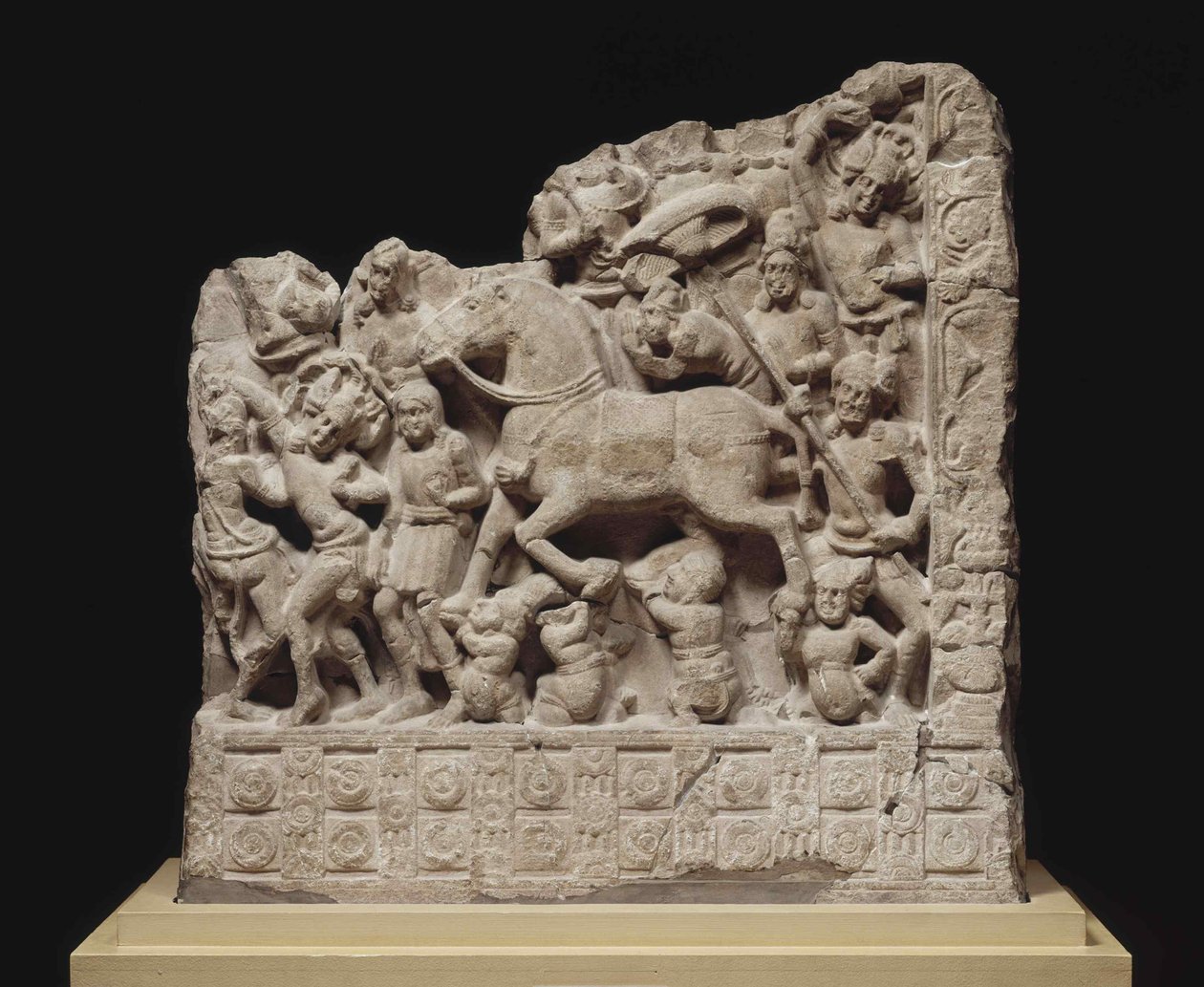 Den store avgangen til Siddhartha Gautama, 2. årh. AD. av Indian Art.