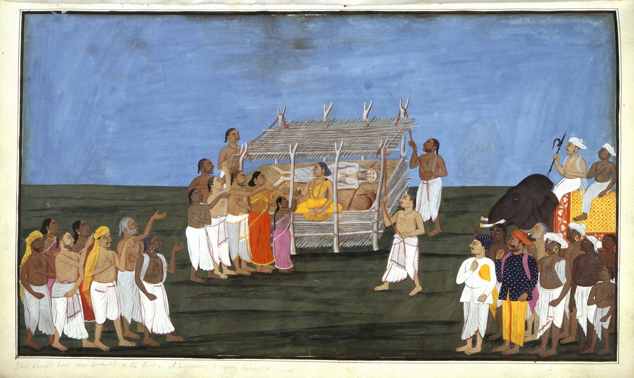 Add Or 4356 Brahmin-seremoni, illustrasjon fra 