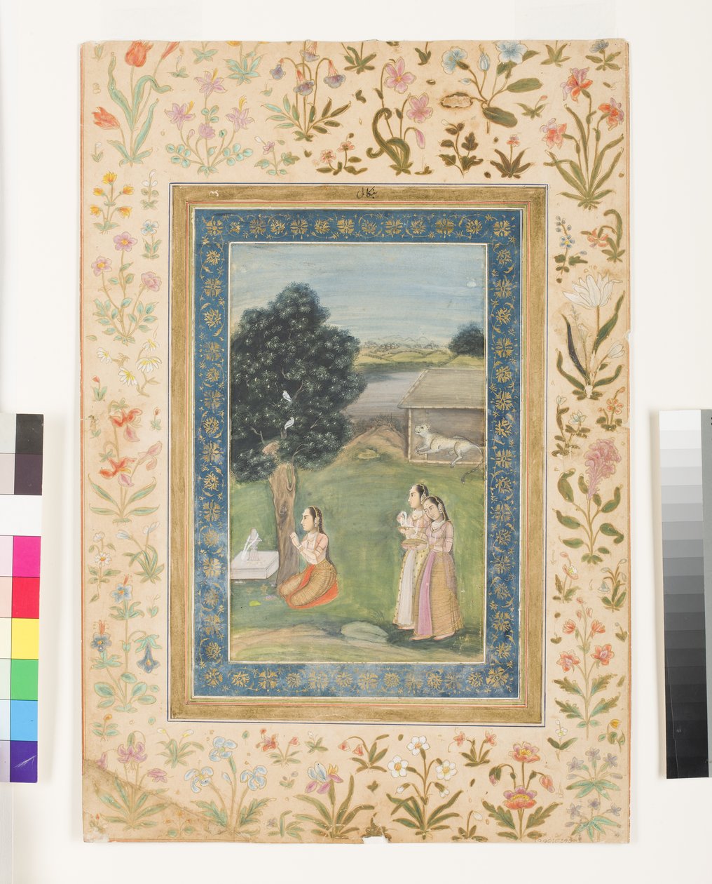 Bhairavi Ragini av Bhairava, ca. 1780 av Indian School