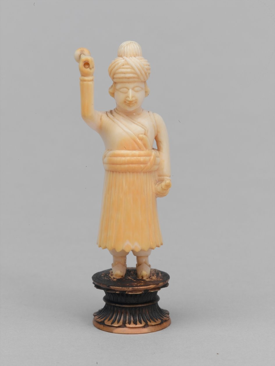 Svart bonde, sjakkbrikke, India, 1820 ca av Indian School