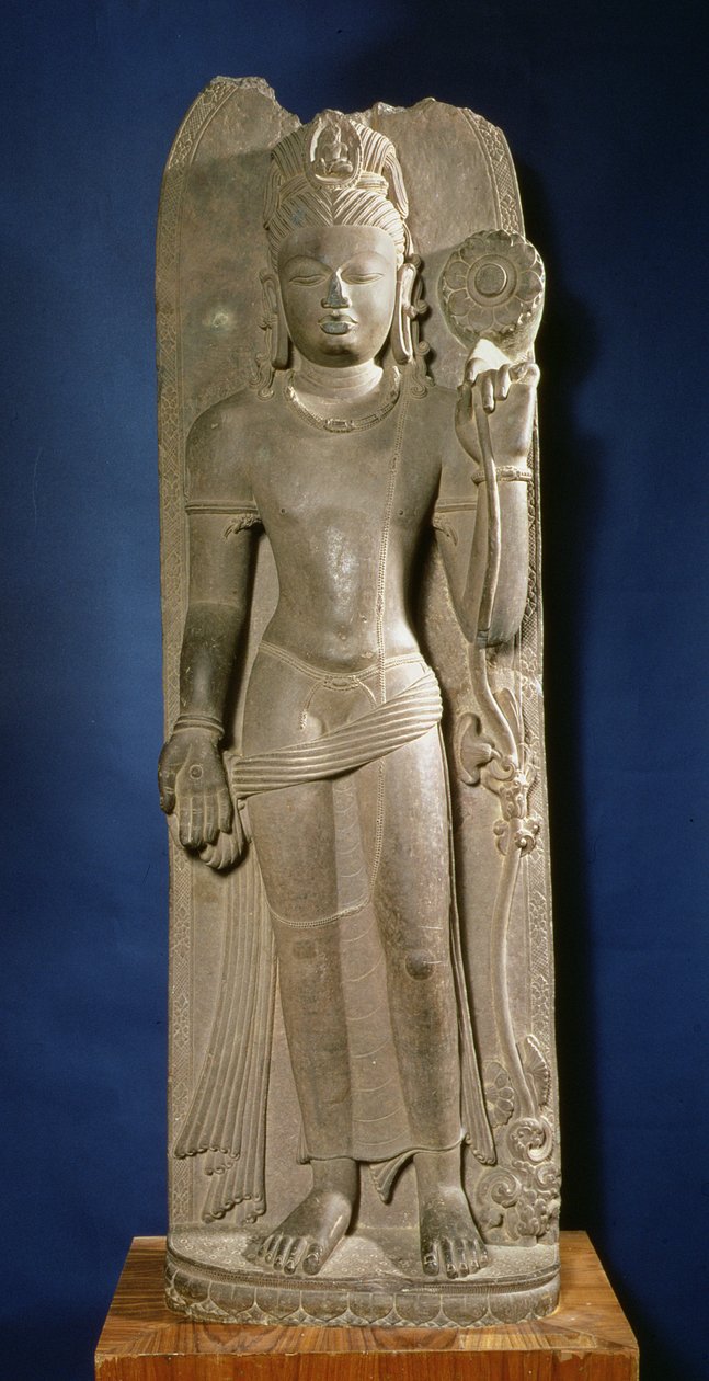 Bodhisattva Padmapani, Nalanda, Bihar, Pala-dynastiet av Indian School