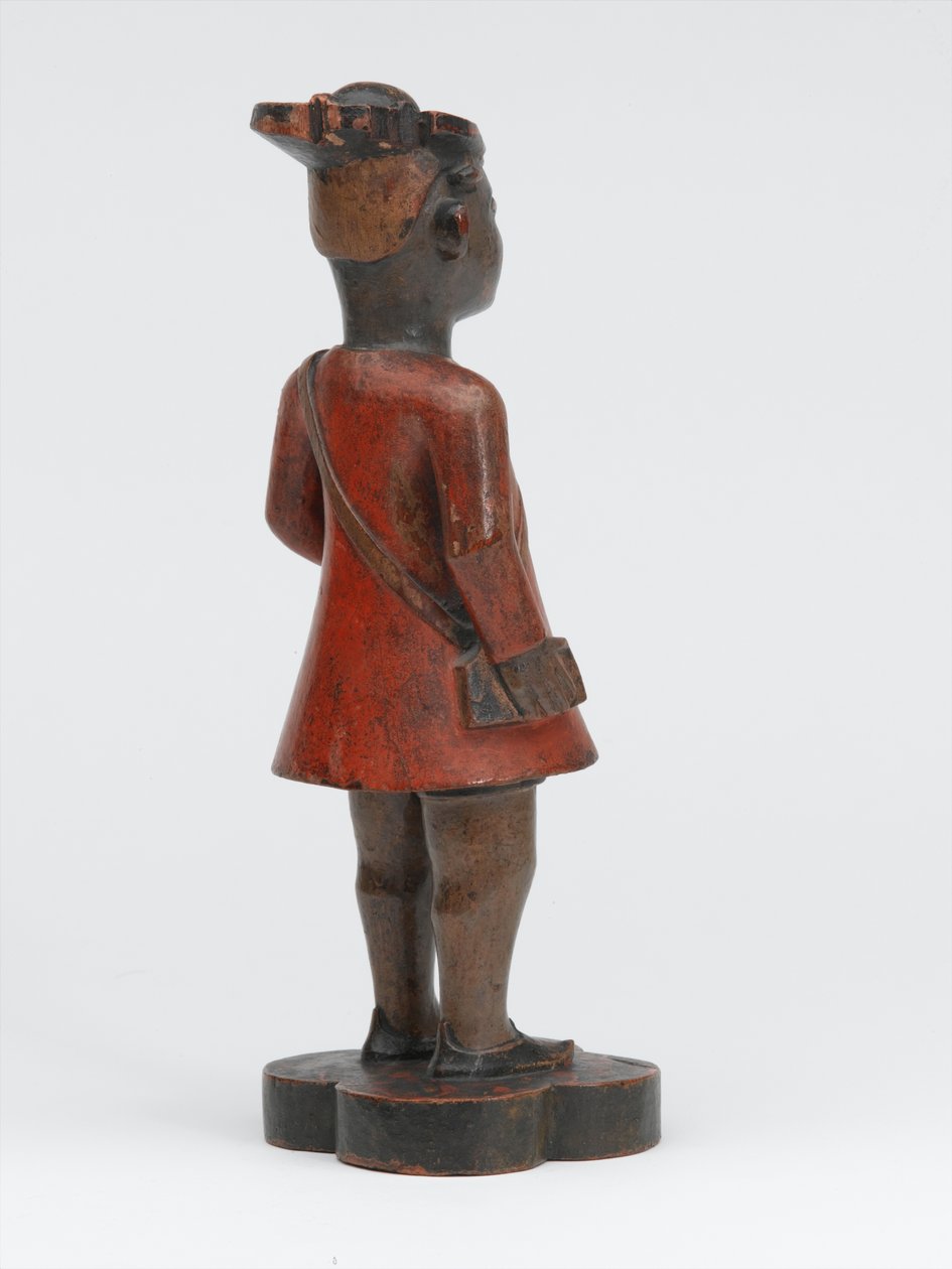 Utskåret trekompaniskolefigur av en sepoy fra Madras-hæren, 1785 ca. av Indian School