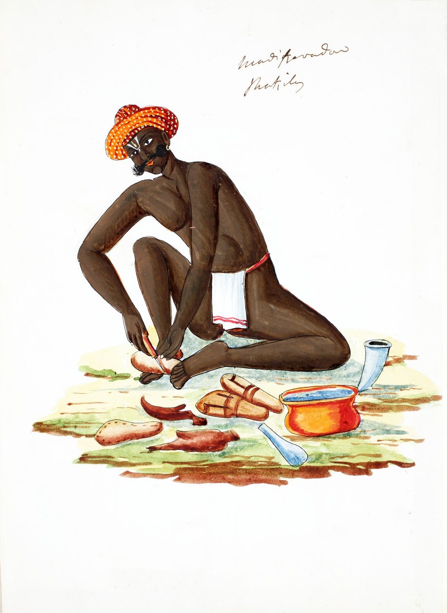 Skomaker (wc på papir) av Indian School