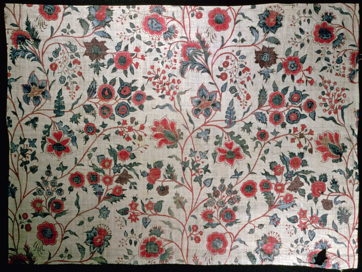 Dekorativ tekstil, 1725-50 av Indian School