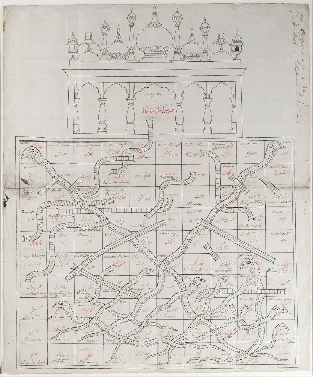 Design for spillet Snakes and Ladders av Indian School