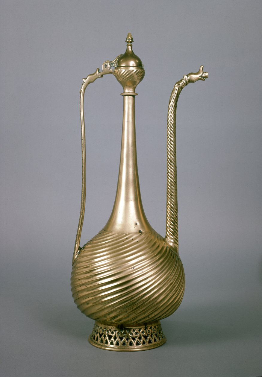 Ewer, indisk subkontinent, 1500-tallet (messing) av Indian School