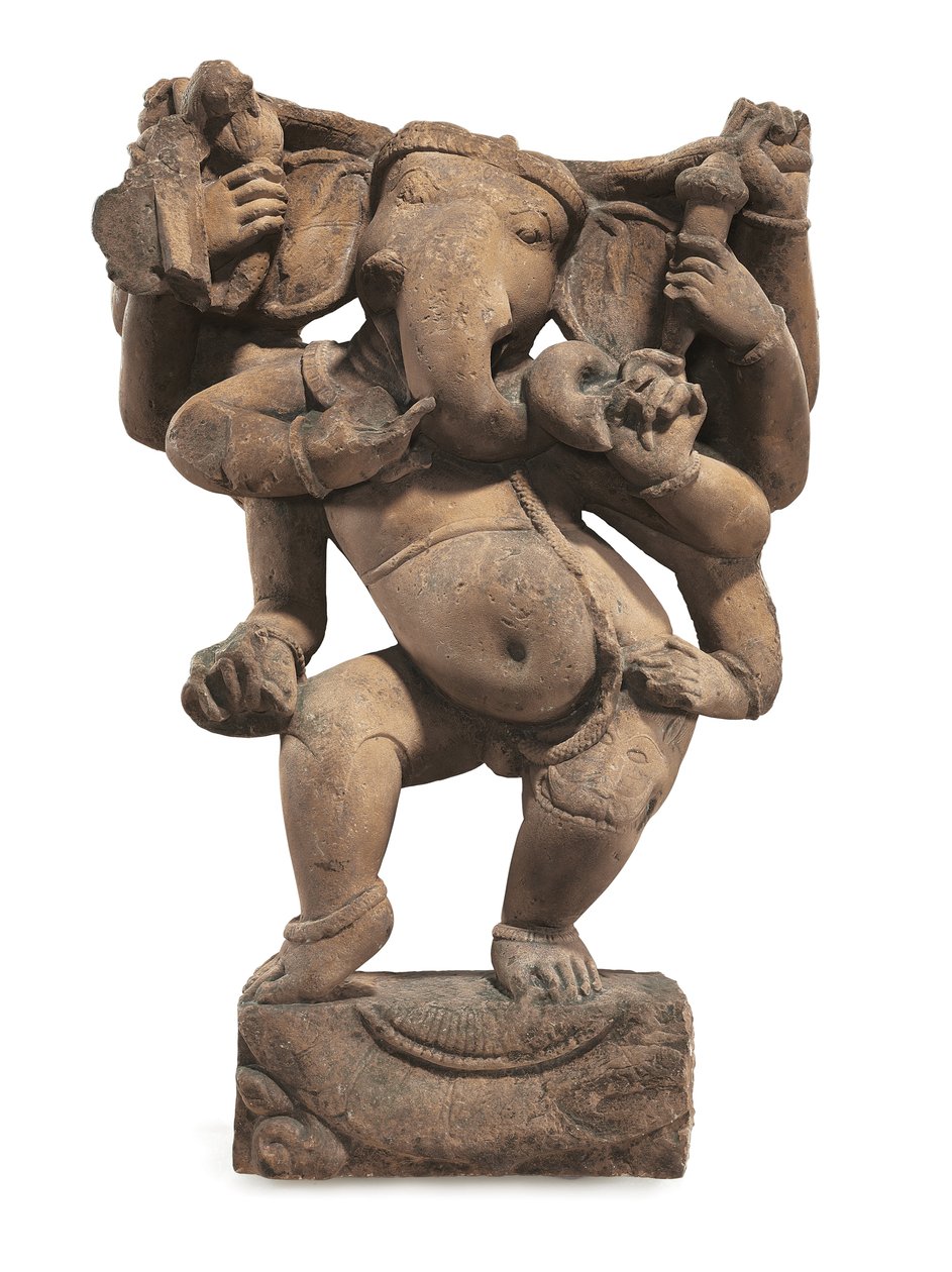 Figur av Ganesha, Uttar Pradesh av Indian School