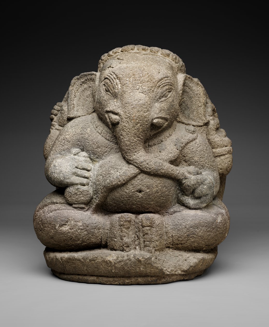 Ganesha (stein) av Indian School