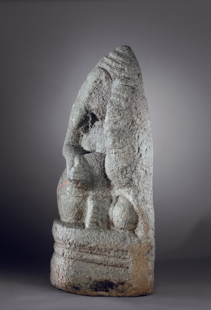 Ganesha, 1100-1200-tallet (granitt) av Indian School