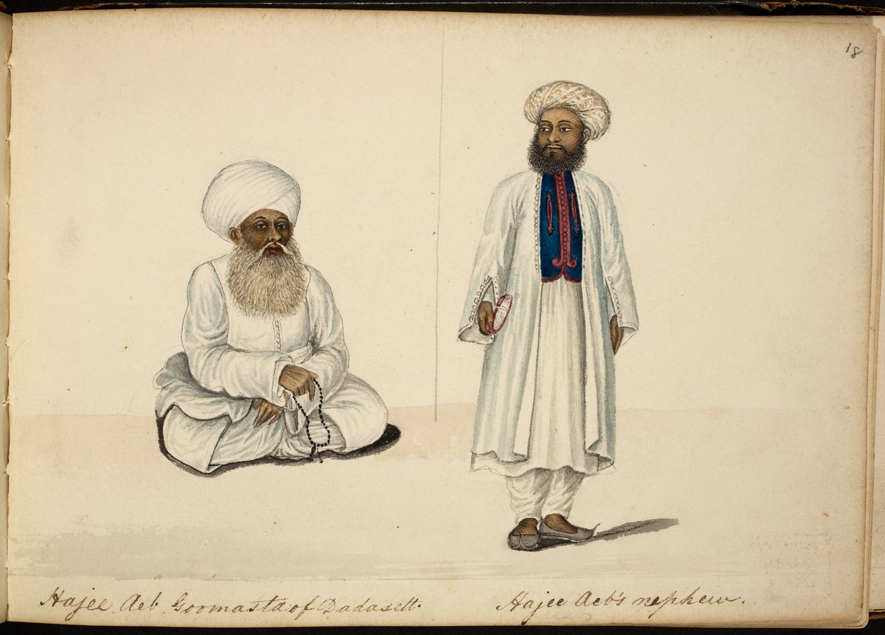 Haji Ayub Gumasta fra Dadasett; nevøen hans av Indian School
