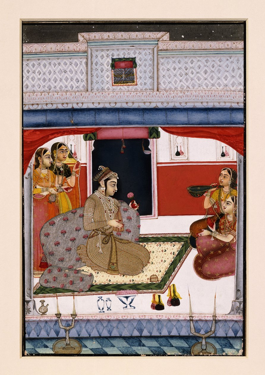 Hindola Ragini, ca. 1738 av Indian School