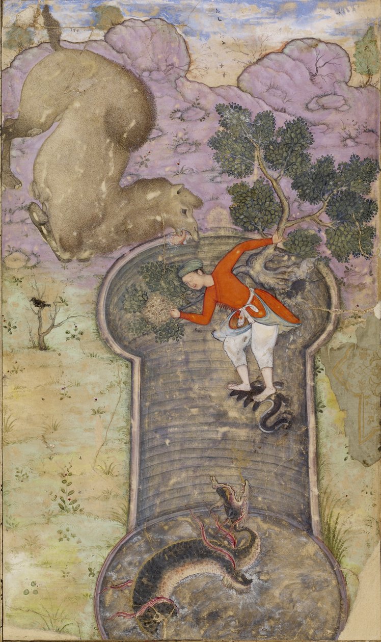 Illustrasjon fra "Anv?r-i Suhayl? av Indian School