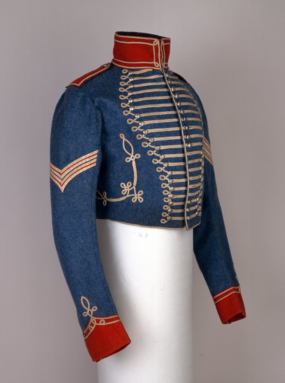 Indian NCOs korte froskejakke i hel kjole, 6. Bengal Light Cavalry, 1825 ca. av Indian School