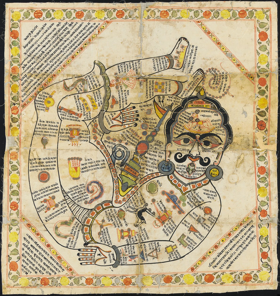 Jain tantrisk maleri, Rajasthan av Indian School