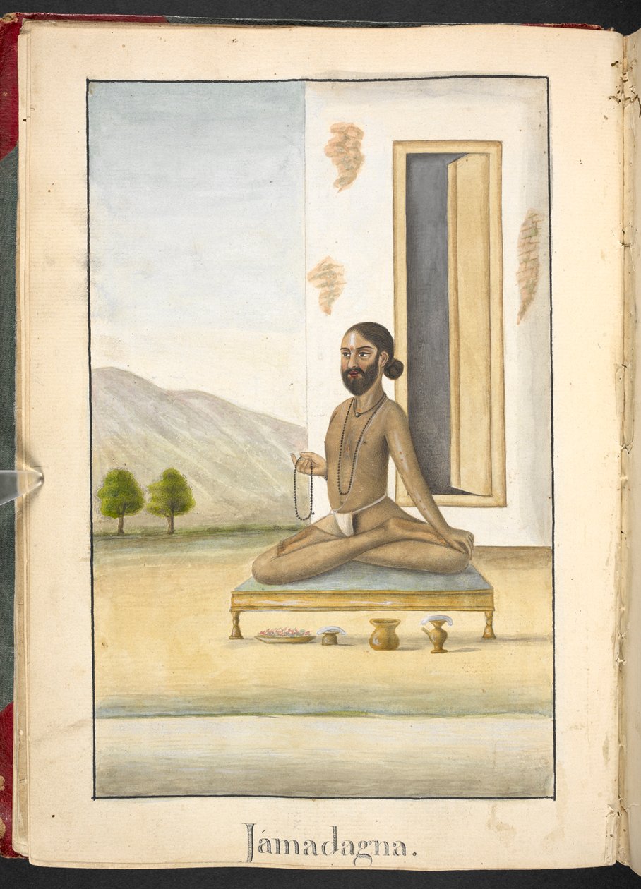 Jamadagni, far til Parasurama av Indian School