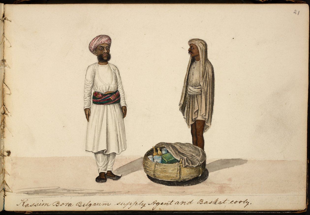 Kassim Bohori, forsyningsagent. Belgaum av Indian School