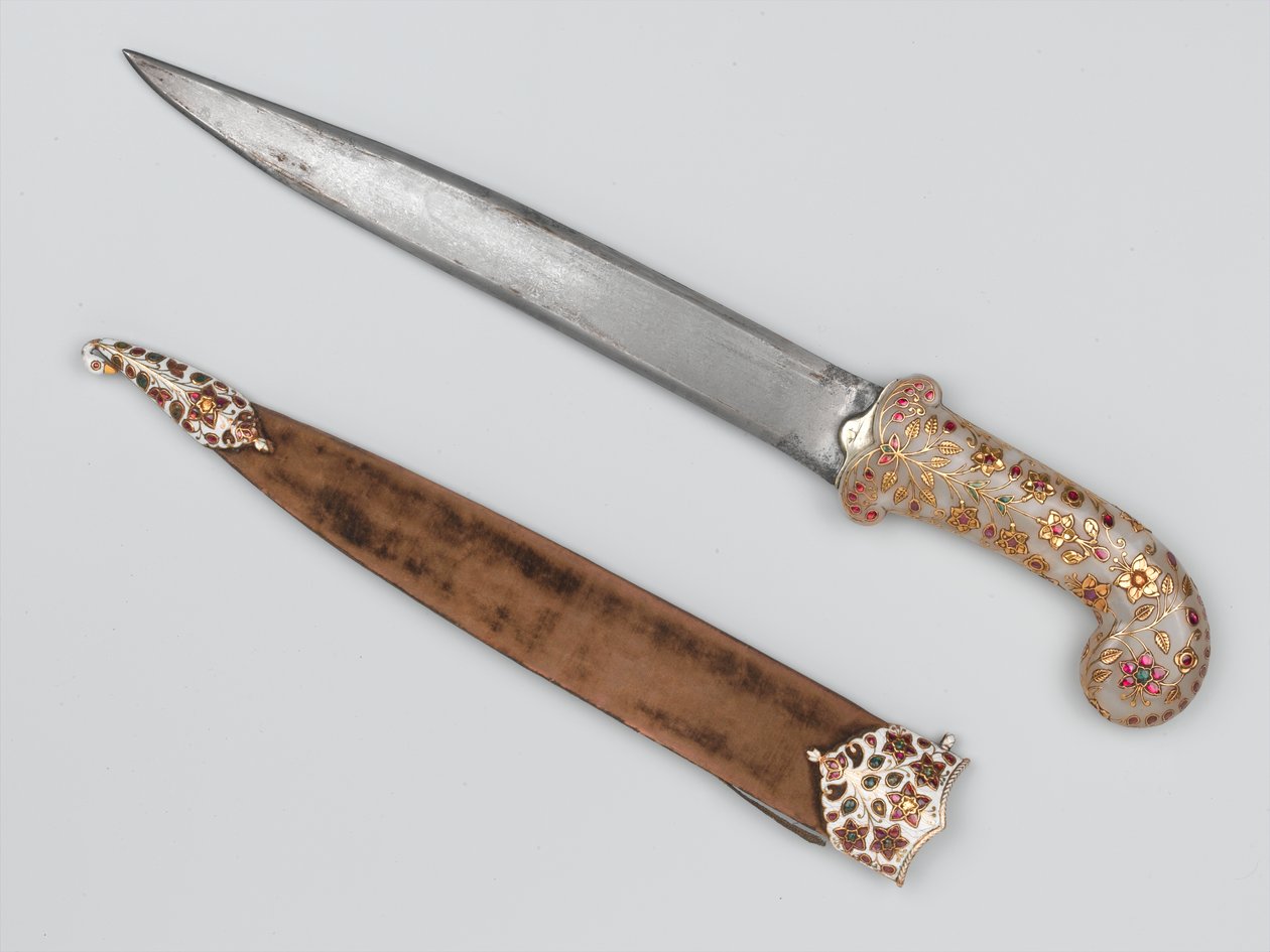 Khanjar som tilhørte Tipu Sultan, tatt ved Seringapatam, 1799 ca av Indian School