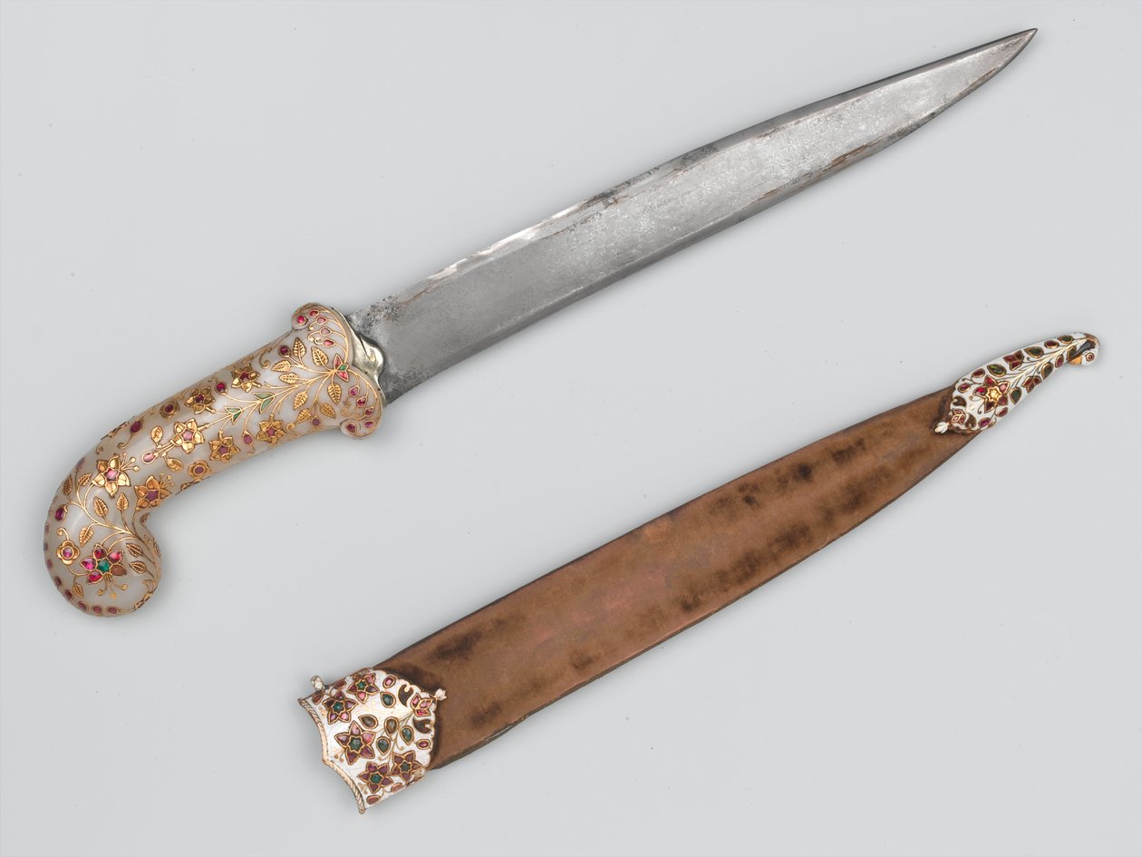 Khanjar som tilhørte Tipu Sultan, tatt ved Seringapatam, 1799 ca av Indian School