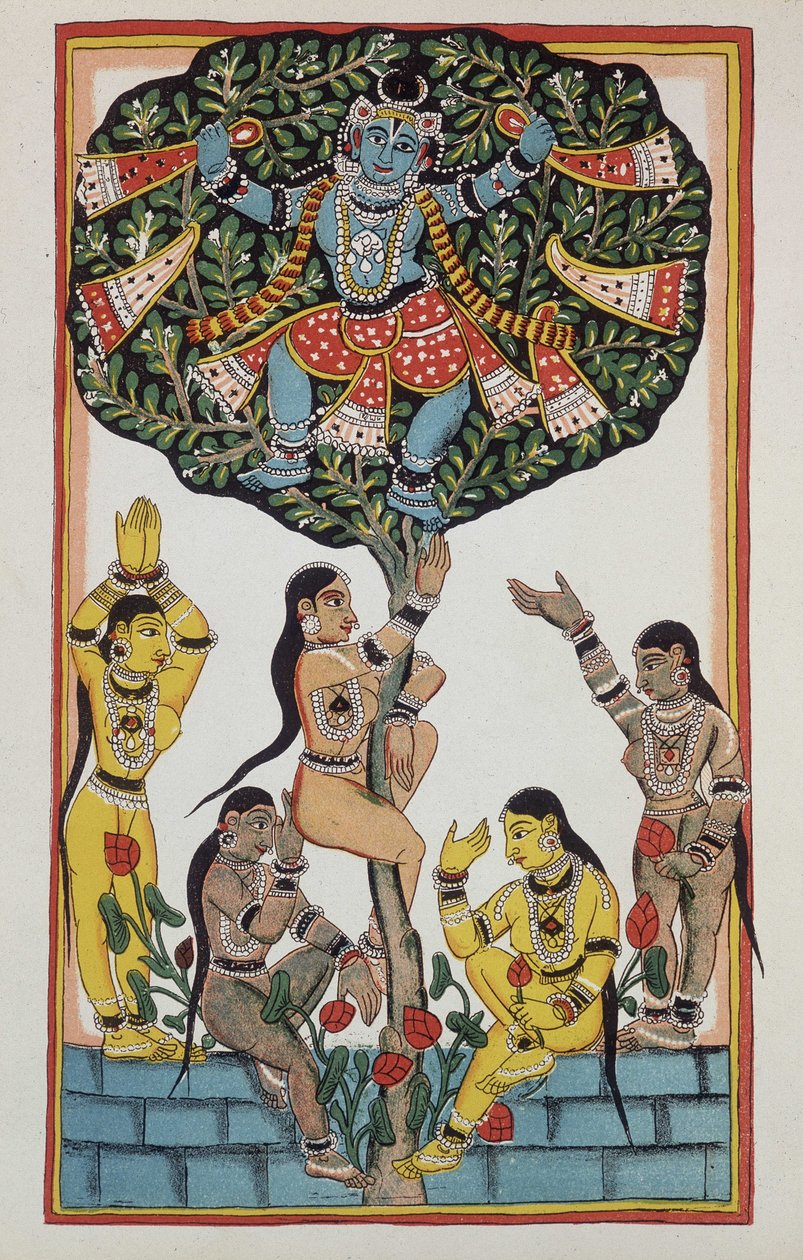 Krishna og 5 gudinner av Indian School
