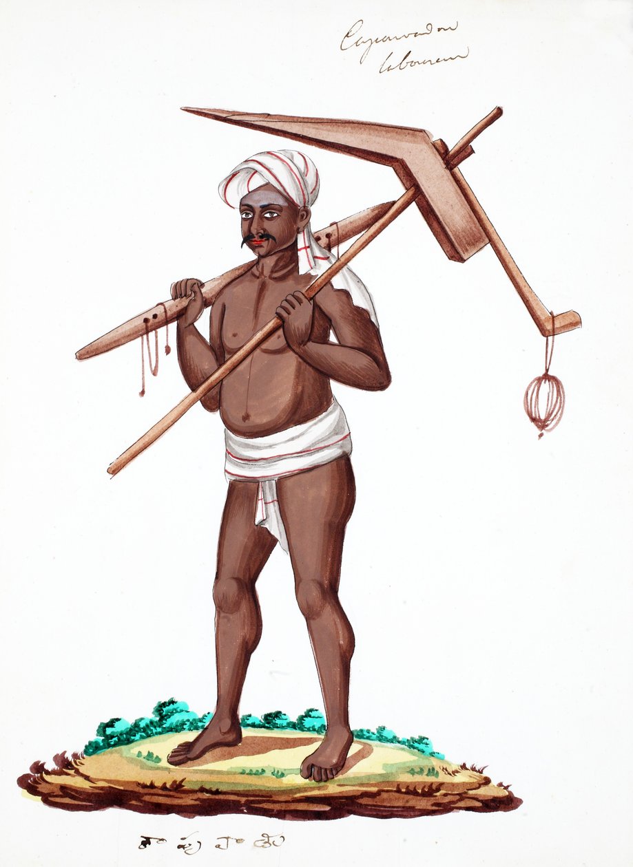 Arbeider (wc på papir) av Indian School