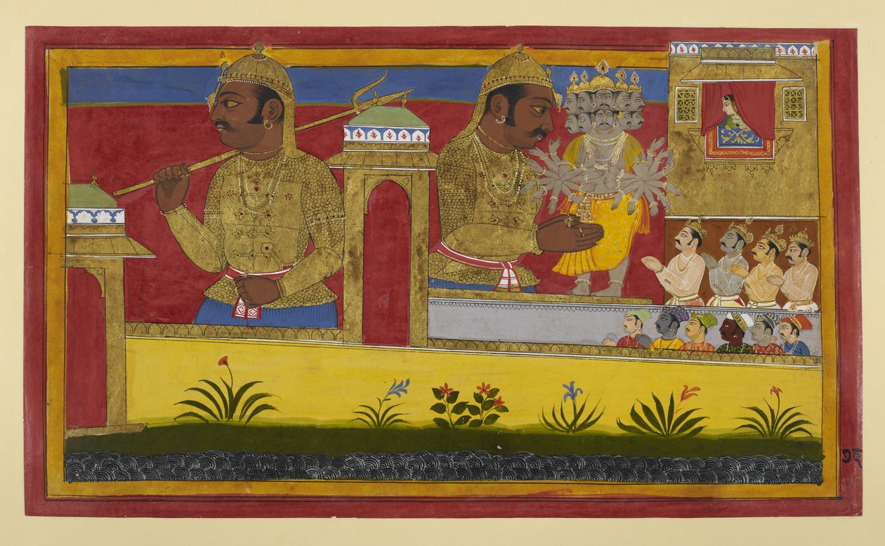 Mahodara planlegger å lure Sītā; Kumbhakarṇa tar farvel av Indian School