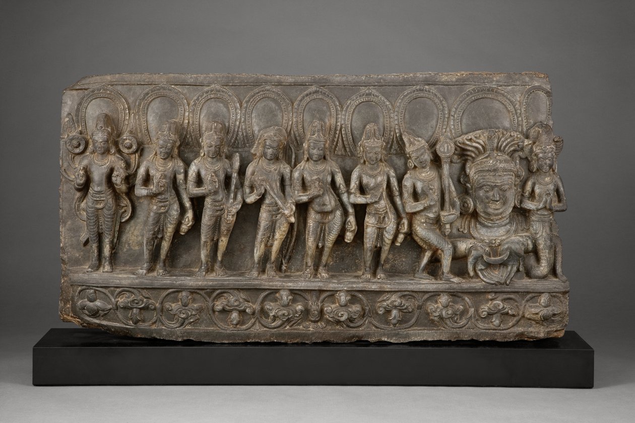 Navagraha, ca. 950-1000 av Indian School