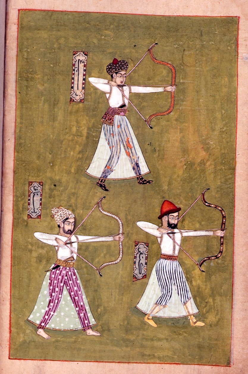 Eller 14143 fol.16v Archers, fra 