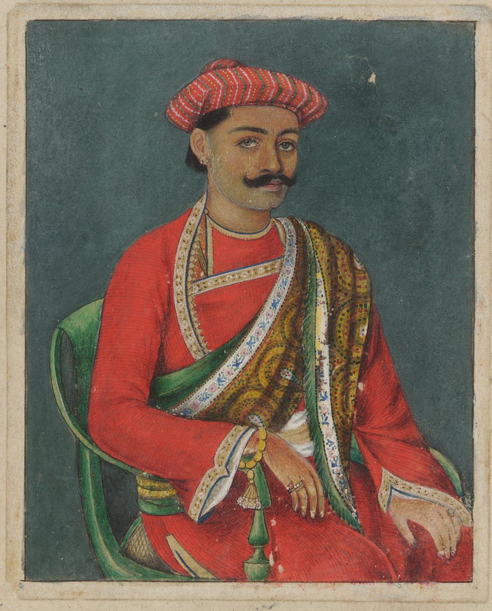 Portrett av en ung mann av Indian School