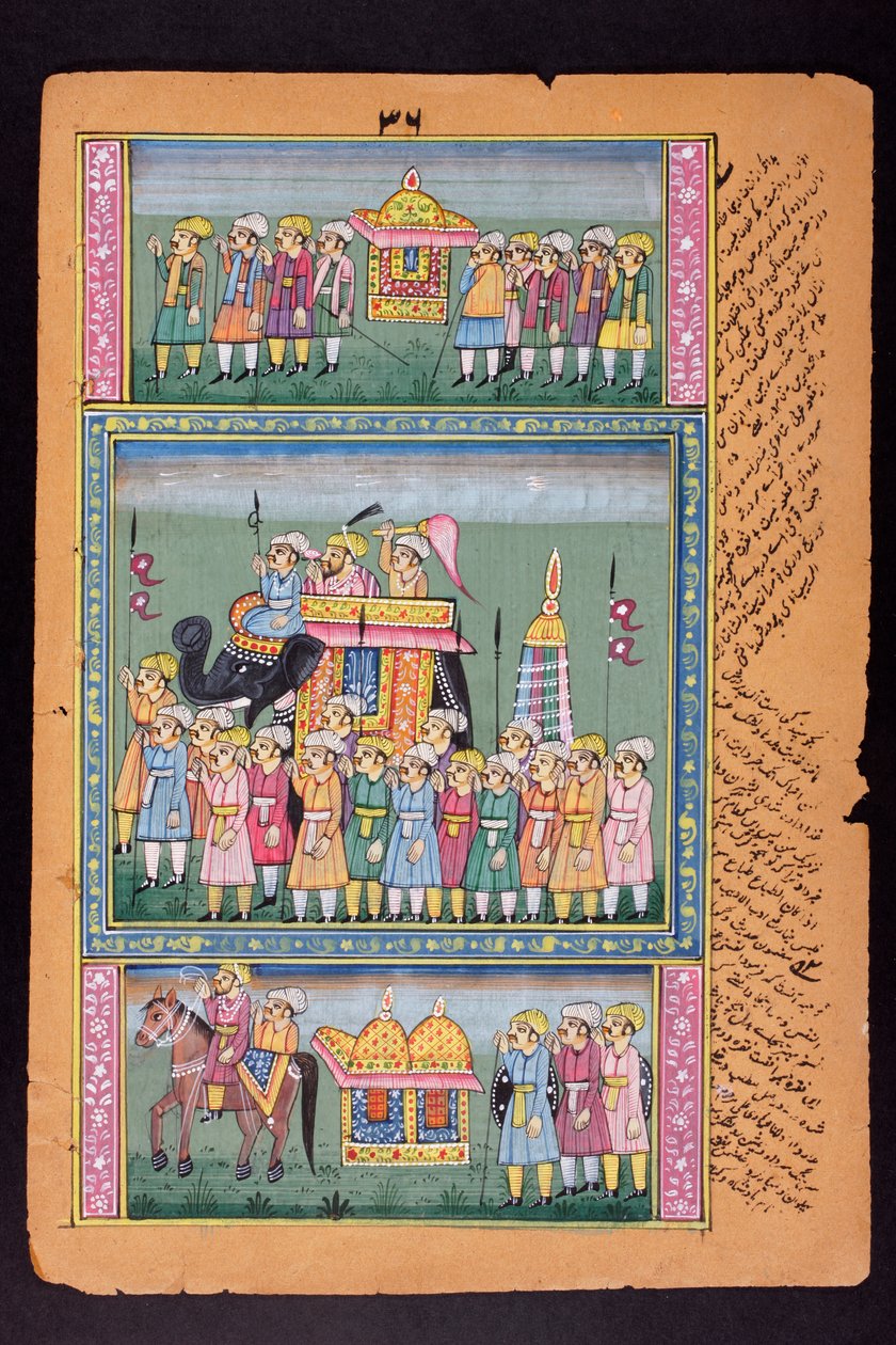 Rajasthani miniatyrmaleri av Indian School
