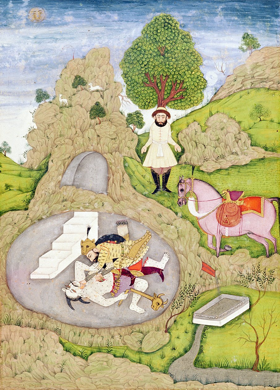 Rustam dreper den hvite demonen, fra 