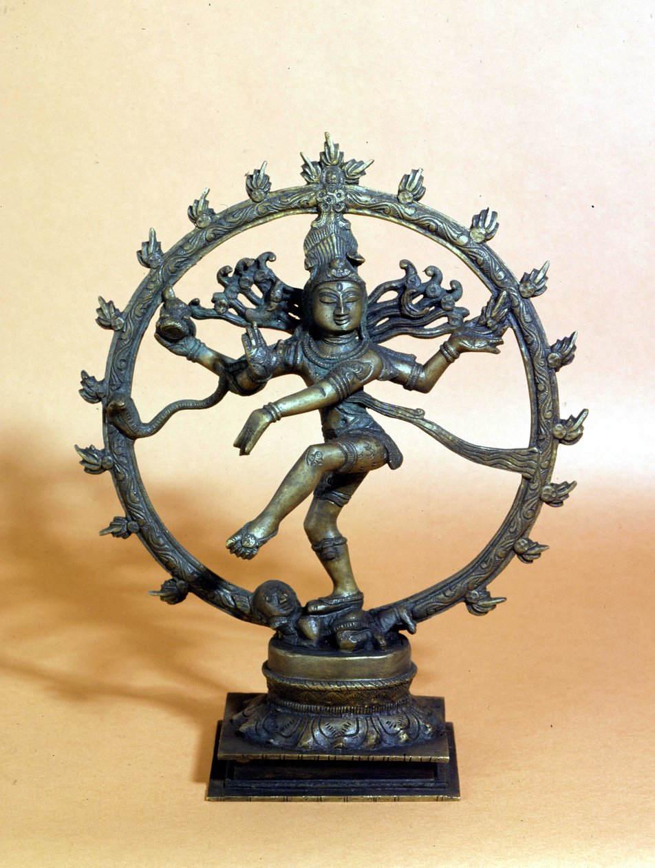 Shiva danser i ildsirkelen og knuser ondskapens ånd. 18. århundre. , Milano av Indian School
