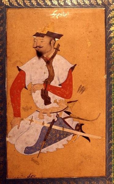 Turkoman Prisoner, fra det store Clive-albumet, 1500-tallet av Indian School