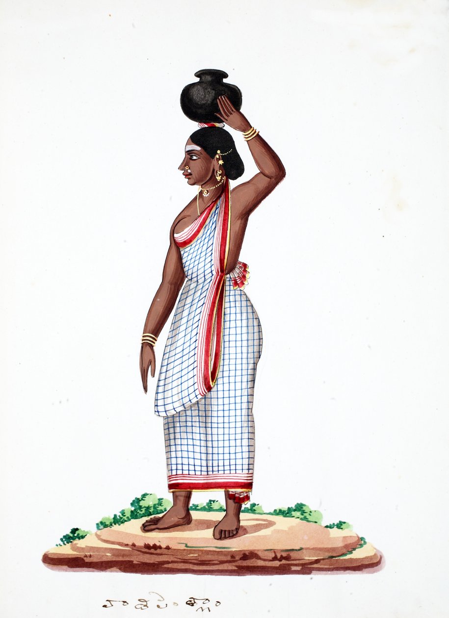 Vannbærer (wc på papir) av Indian School