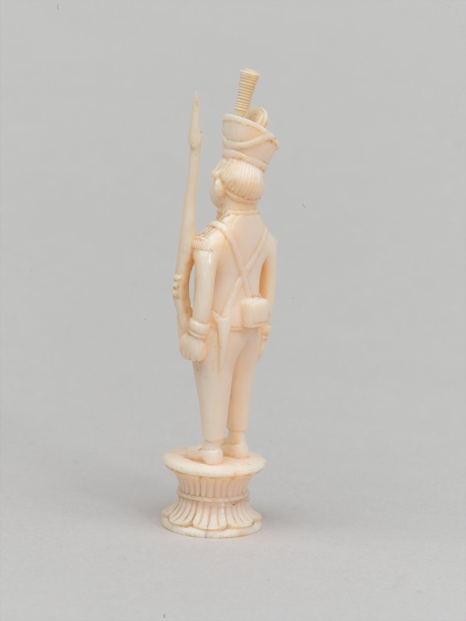 Hvit bonde, sjakkbrikke, India, 1820 ca av Indian School