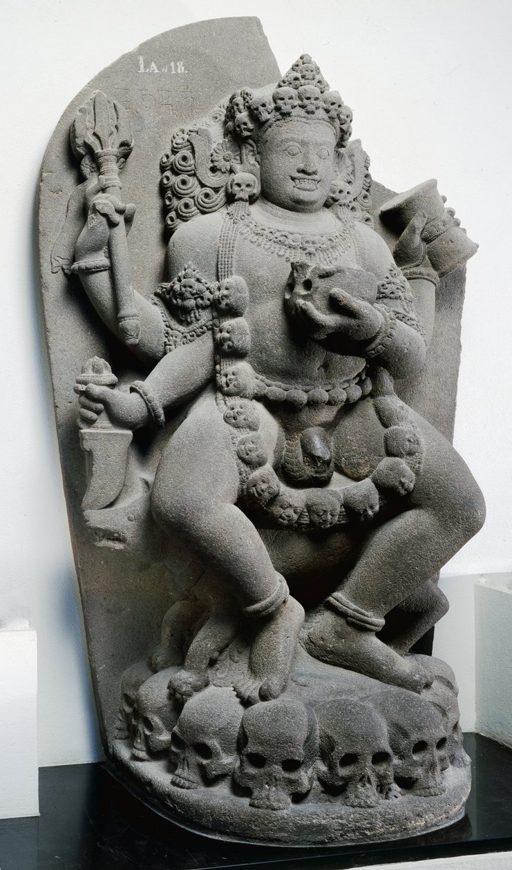 Bhairava, ca. 1300 (andesitt) av Indonesian School