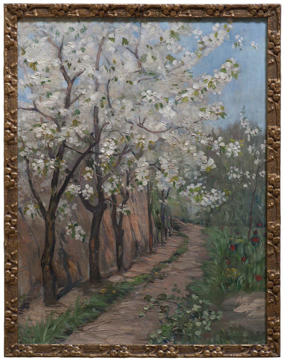 Cherry Blossom (olje på lerret) av Ingeborg Eggertz