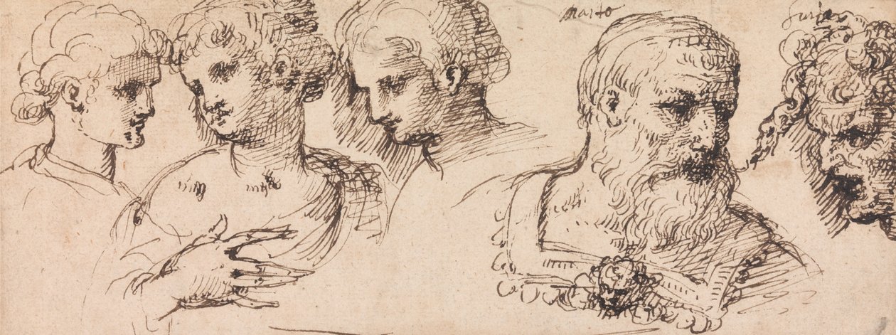 Fem klassiske hoder av Inigo Jones