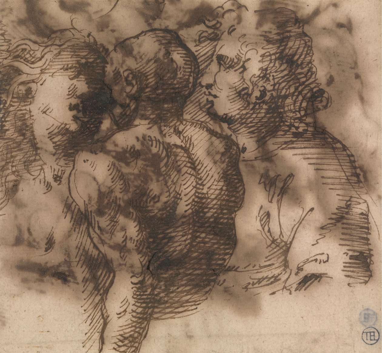 Tre halvlange figurer av Inigo Jones