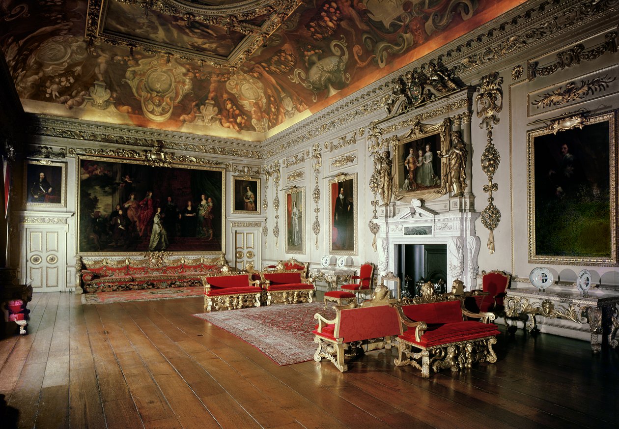 The Double Cube Room, ca. 1649 av Inigo and Webb Jones
