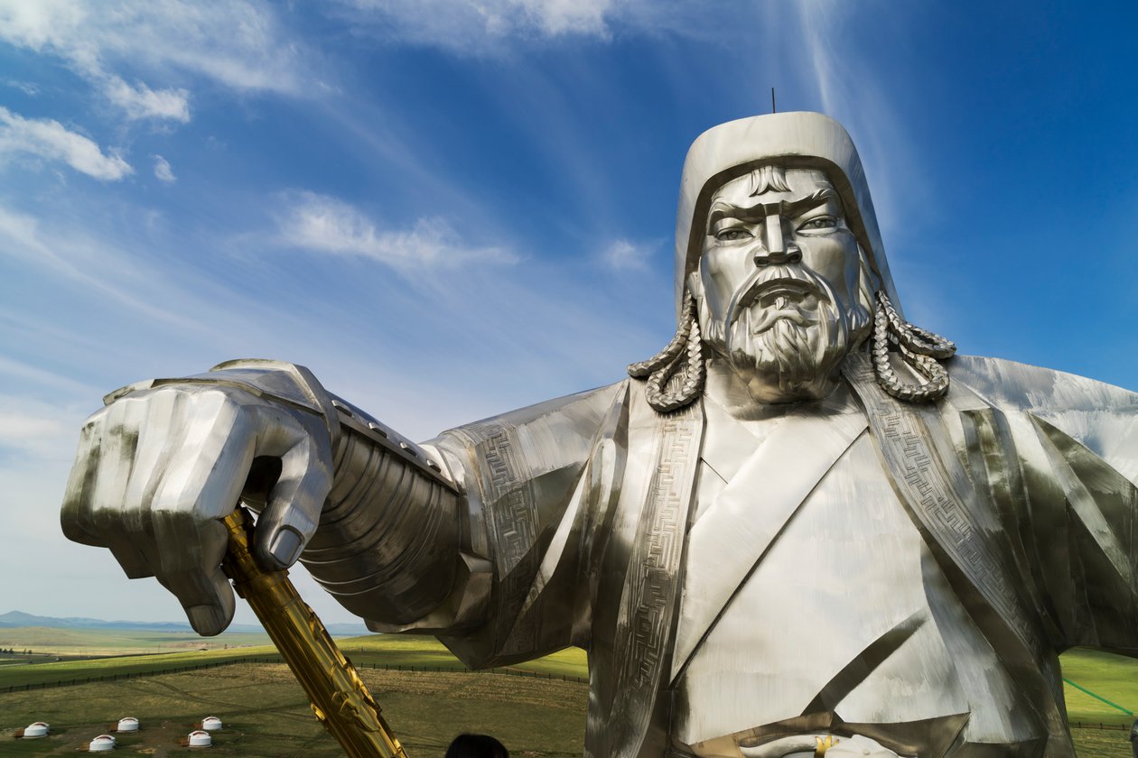 Djengis Khan-rytterstatuen, en del av Djengis Khan-statuekomplekset, er en 40..., 2015 (bilde) av Ira Block