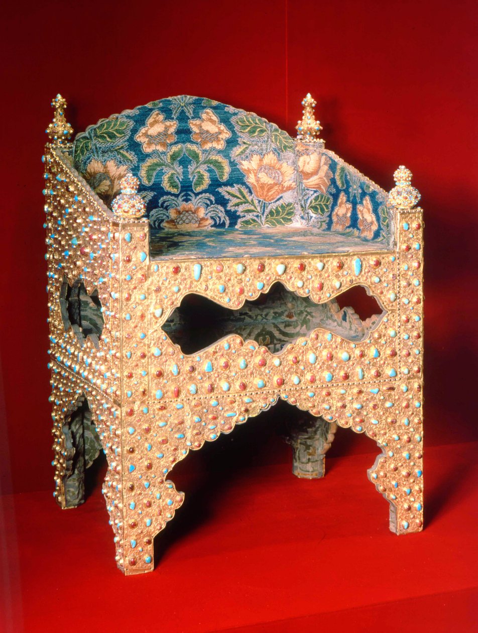 Tsar Boris Godunovs trone, tidlig på 1600-tallet av Iranian Master