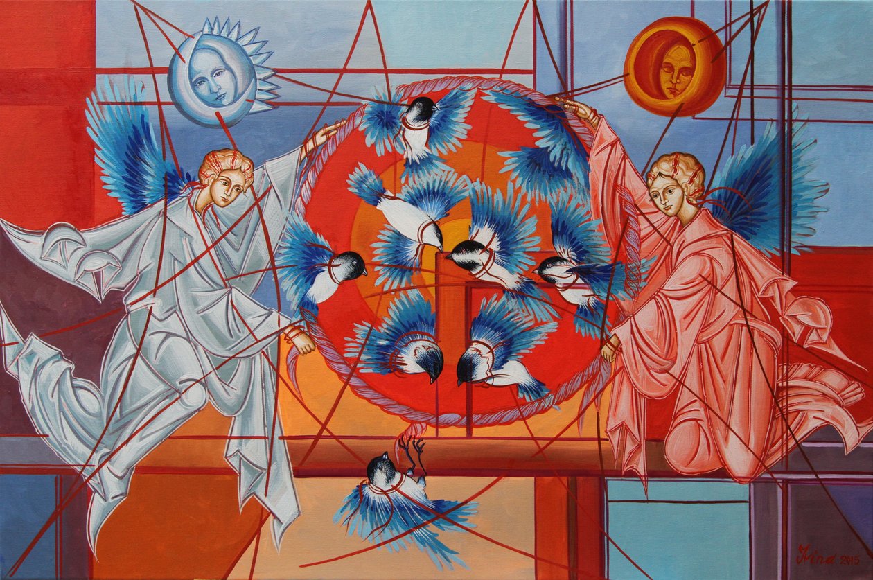 The Disappointed World and Chickadees, 2015 av Irina Corduban