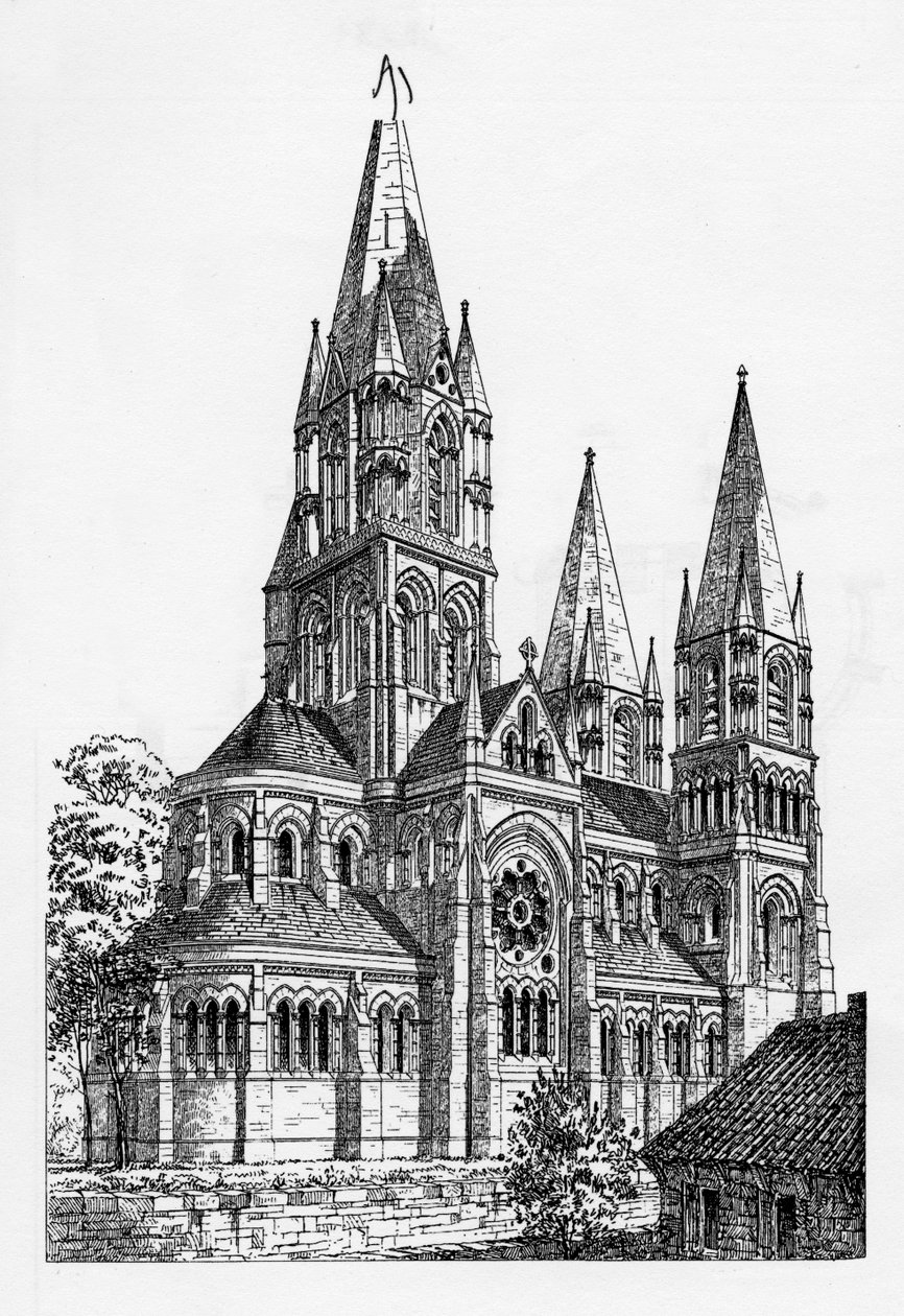 Cork Cathedral, illustrasjon fra 